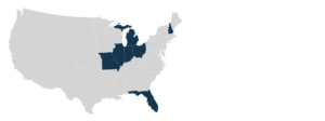 Continuum Services Map of Locations